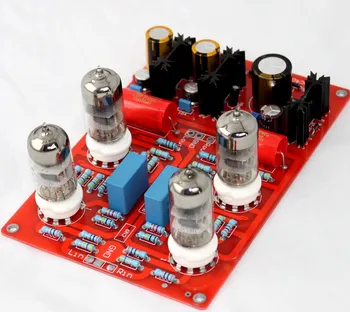 

6N3 four tube tube preamplifier board