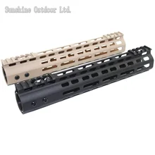 Новый легкий ЧПУ алюминиевые аноды М-лок 11 дюймов handguard Железнодорожный Пикатинни система BK/Тан