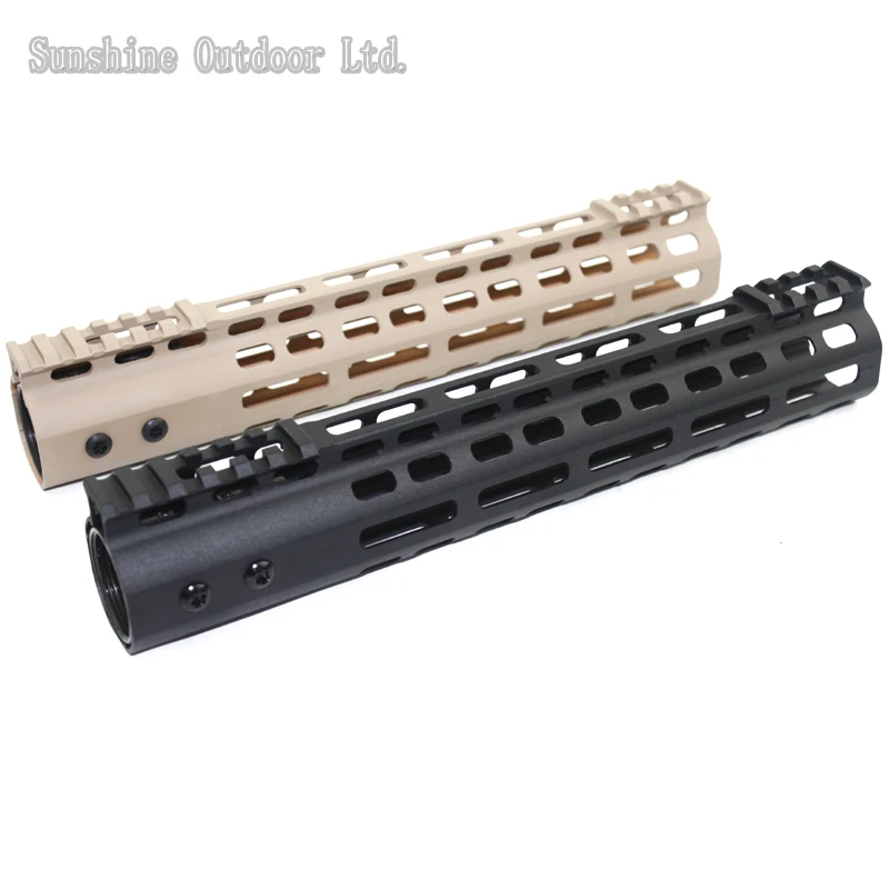 جديدة خفيفة cnc الألومنيوم الأنودات M-LOK 11 بوصة handguard نظام واحد picatinny القضبان الحديدية bk/tan جديدة خفيفة cnc الألومنيوم الأنودات M-LOK 11 بوصة handguard نظام واحد picatinny القضبان الحديدية bk/tan