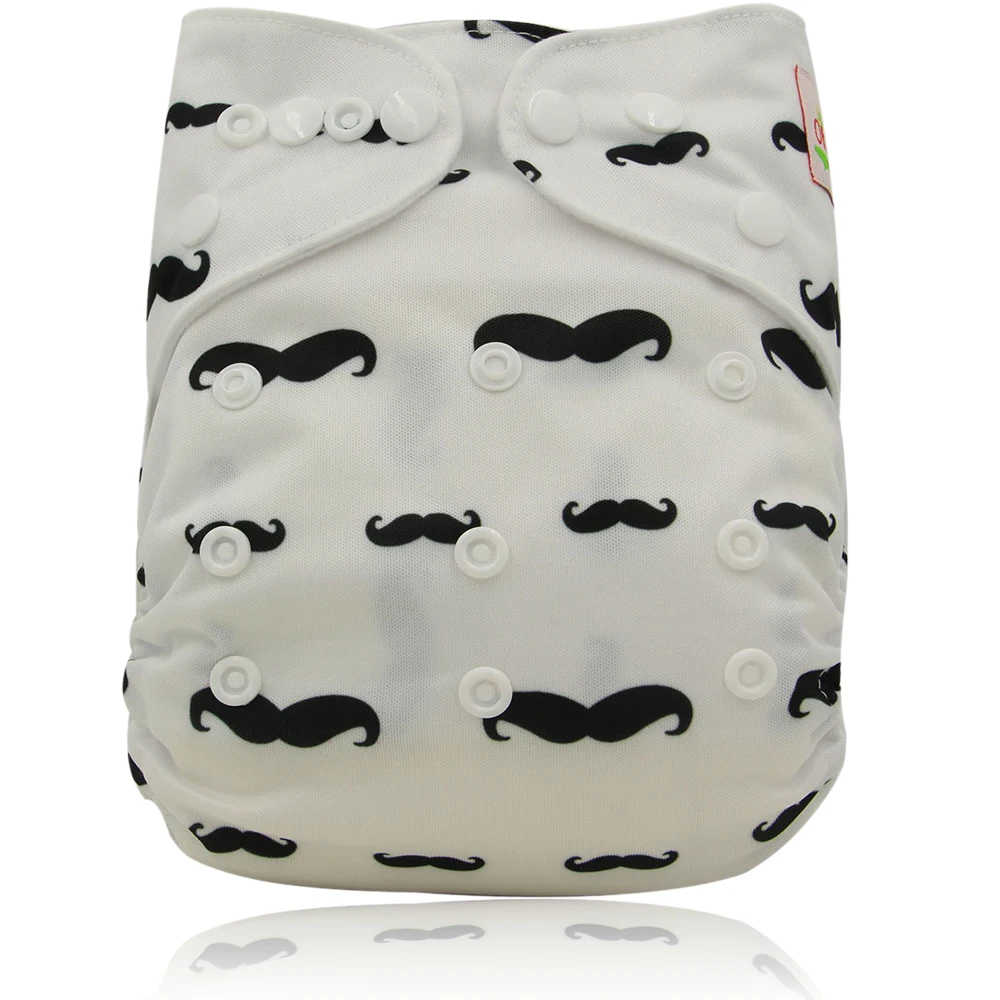 Ohbabyka Карманный тканевые подгузники многоразовые пеленки для новорожденных крышка Couche Lavable Детские тренировочные брюки Ткань Подгузники