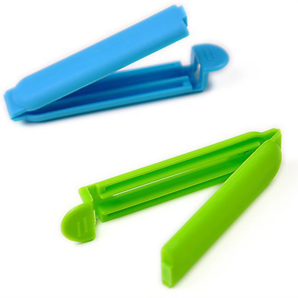 5 Pcs Plastic Bag Clip Large Size Sealer Up For Food Flavoring Trash