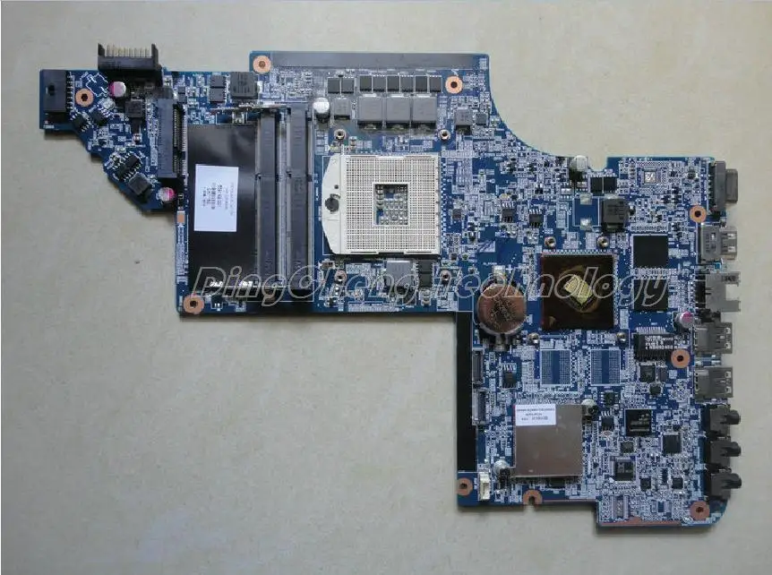 HOLYTIME محمول لوحة رئيسية لأجهزة HP DV6-6000 659149-001 HM65 PGA989 DDR3 HD6490/1G غير متكامل بطاقة جرافيكس