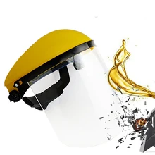 Защитная маска из поликарбоната, прозрачная, анти-шоковая, анти-всплеск, маска, светильник, вес и удобство для кухни, для приготовления пищи, сварка