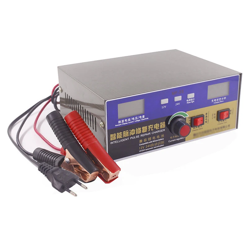 12V/24V 400AH Car Scooter Battery Charger 20A Fully Automatic Battery