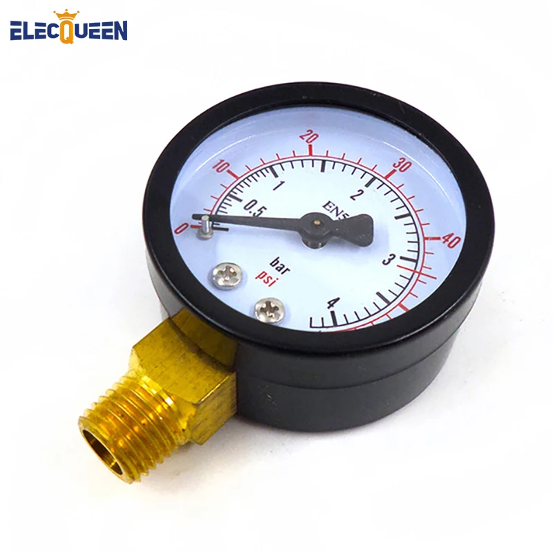 

Low Pressure Regulator Gauge, 0 ~ 4 Bar, 0 ~ 60 PSI, Right Hand Thread - 1/4"NPT, Co2 Regulator Replacement, Parts
