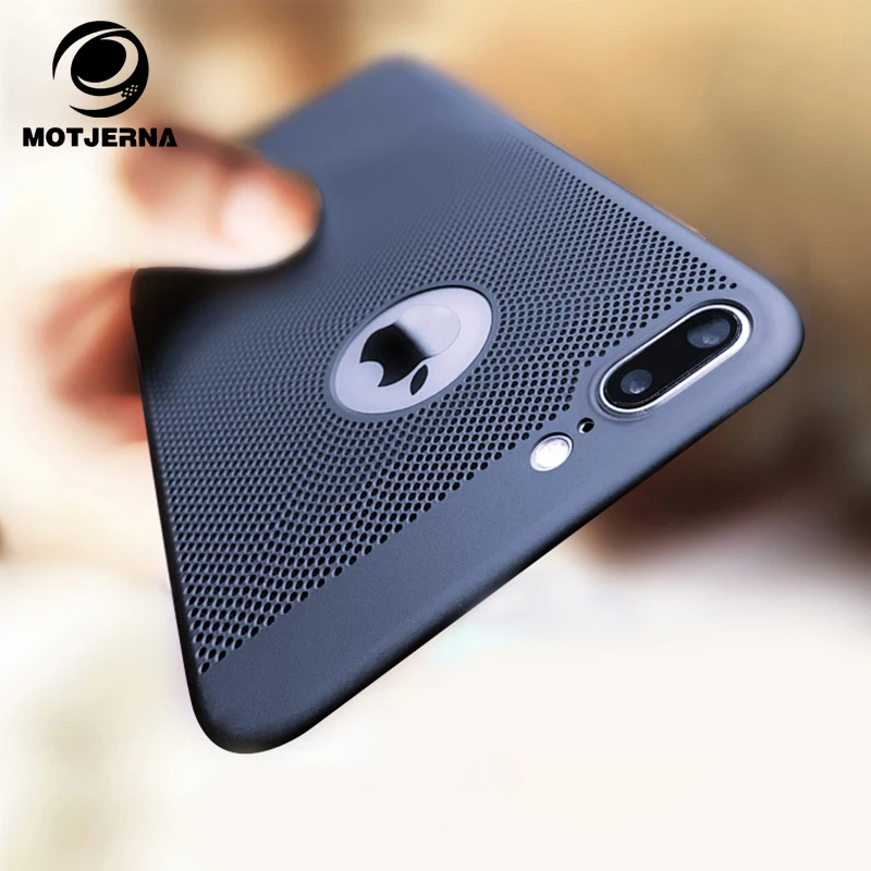 

Plain Matte Heat Dissipation Case For iPhone XS Max XR 7 6 6s 8 Plus Hard PC Ultra-thin Back Cover Shell for iPhone X 6S 5 5S SE