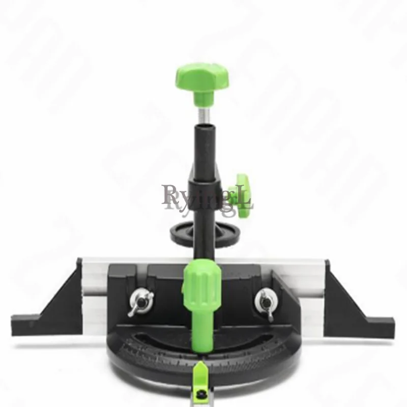 

// Miter Gauge And Box Joint Jig Kit With Adjustable Flip Stop Woodworking Tool