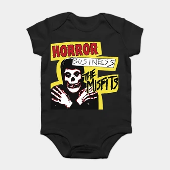 

Baby Onesie Baby Bodysuits kid t shirt Crossfit HORROR MISFITS BUSINESS Men& Black Novelty Tee Clothes