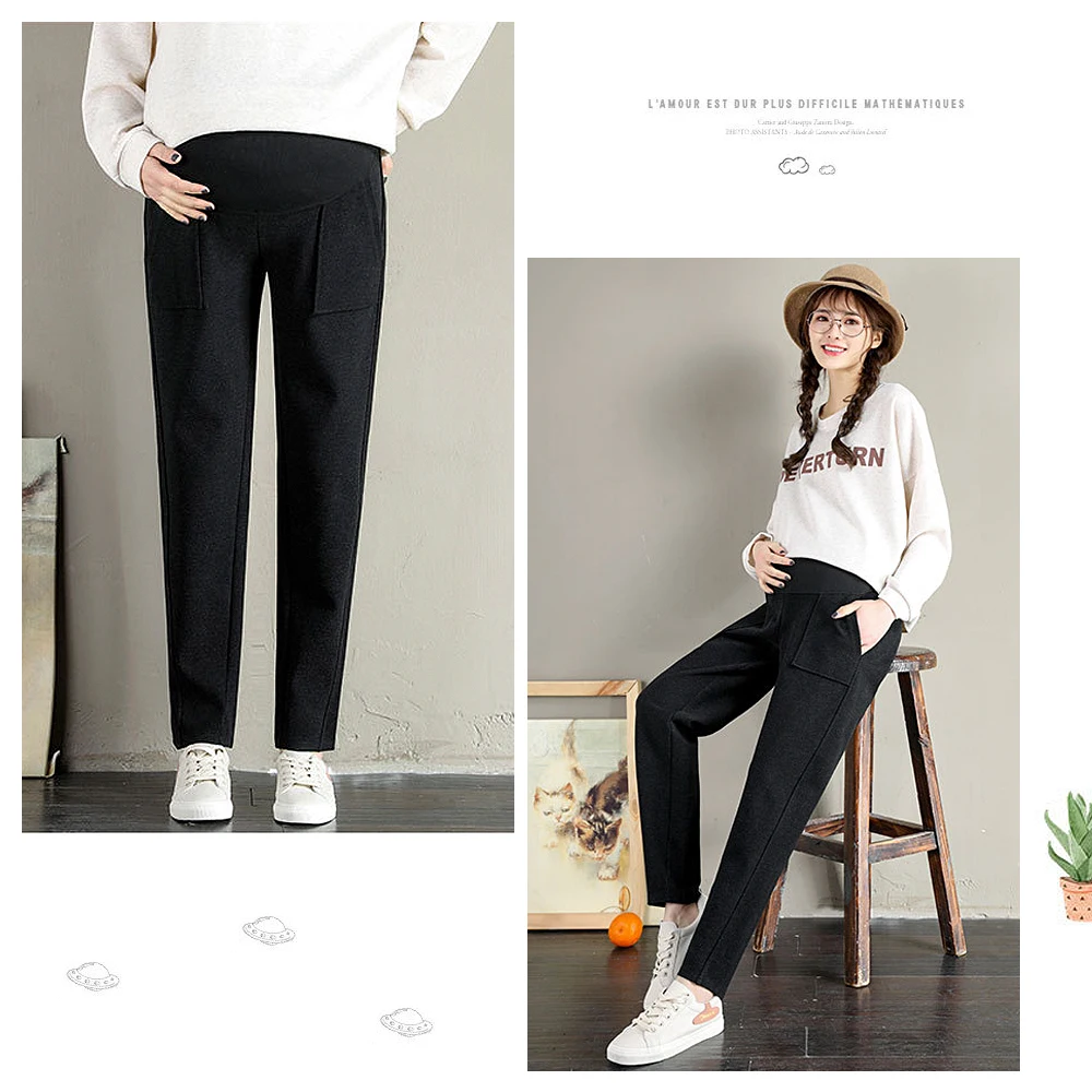 Pregnant women's casual pants (3)