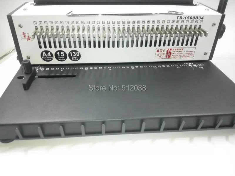 130 ورقة 34 ثقوب أسلاك معدنية لولبية لفائف ماكينة تجليد الموثق الناخس