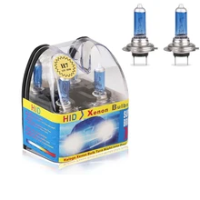 2 шт./1 пара супер яркий белый 6000k H7 55 Вт галогенная лампа автомобильный головной светильник противотуманный светильник s автомобильный светильник источник с розничной упаковкой посылка