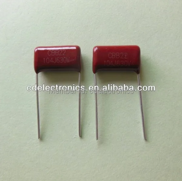 CBB22 125J400V metallized polypropylene film capacitor for LED bulb em