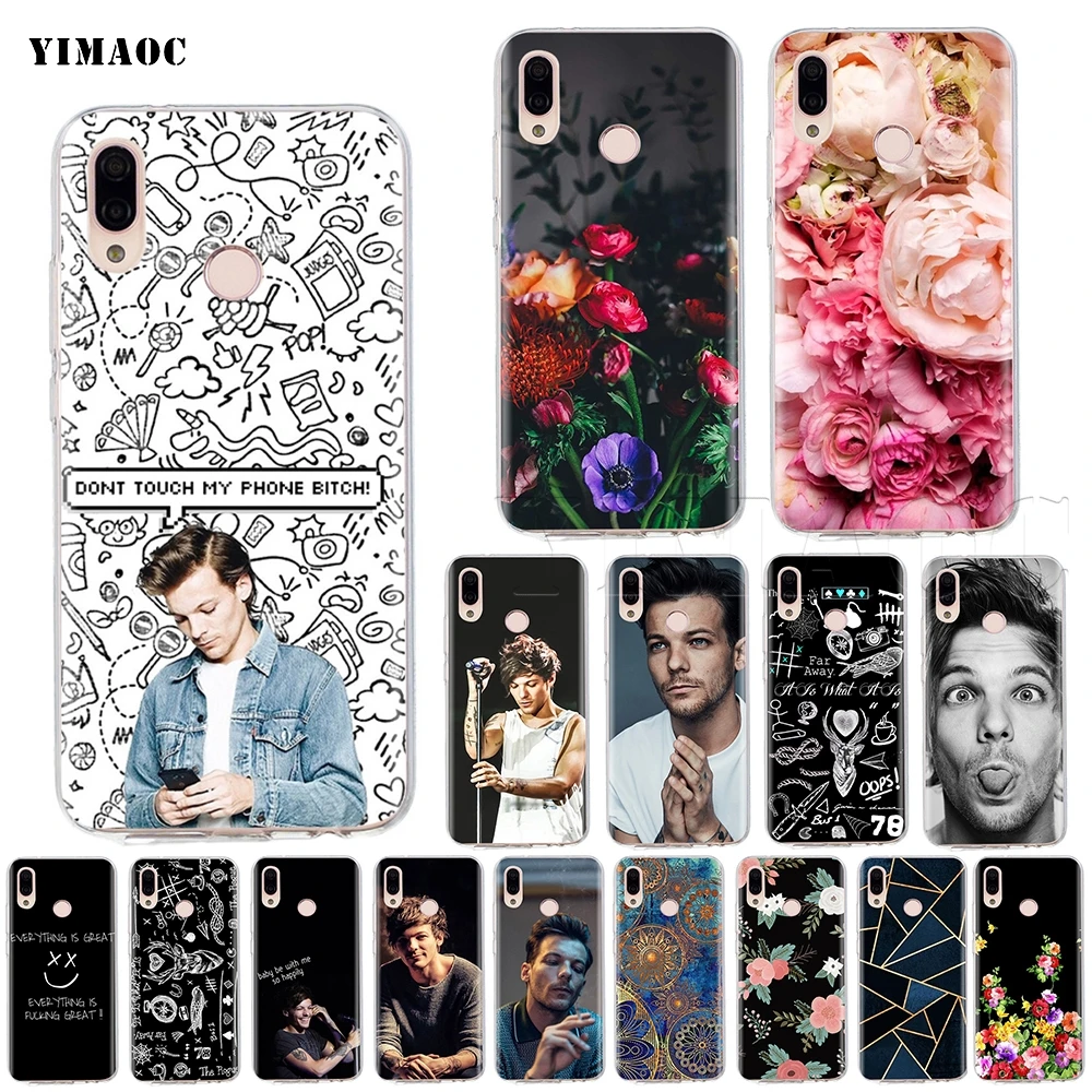 YIMAOC Louis Tomlinson Silicone Case for Huawei P8 P9 P10 P20 P Smart Lite Pro Mate 10 Y6 Prime 2018