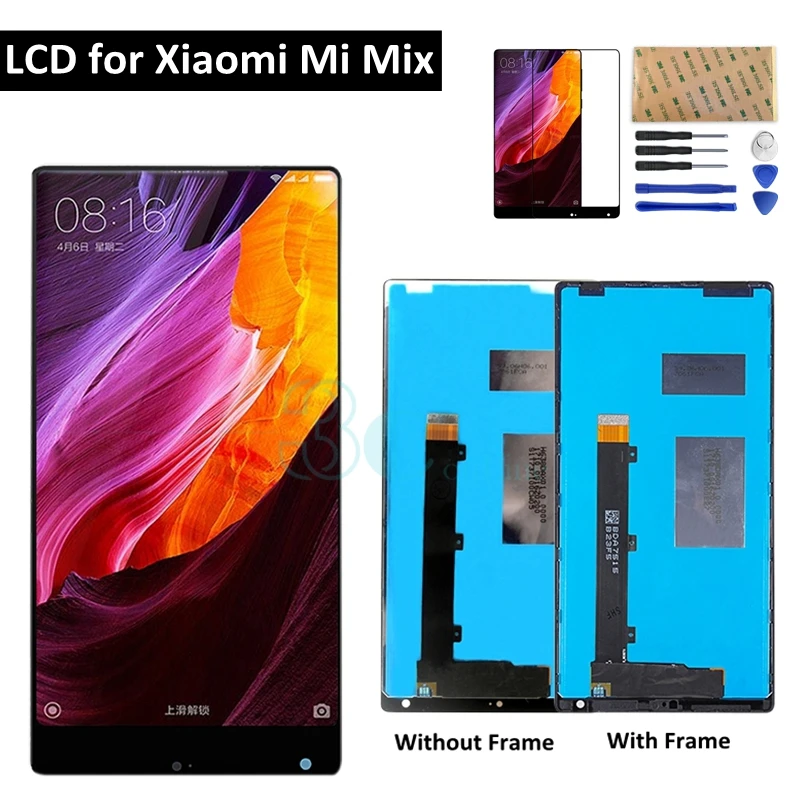 

For Xiaomi Mi Mix LCD Display With Frame Touch Screen Digitizer 6.4" For Xiaomi Mi Mix Display Replacement Repair Spare Parts