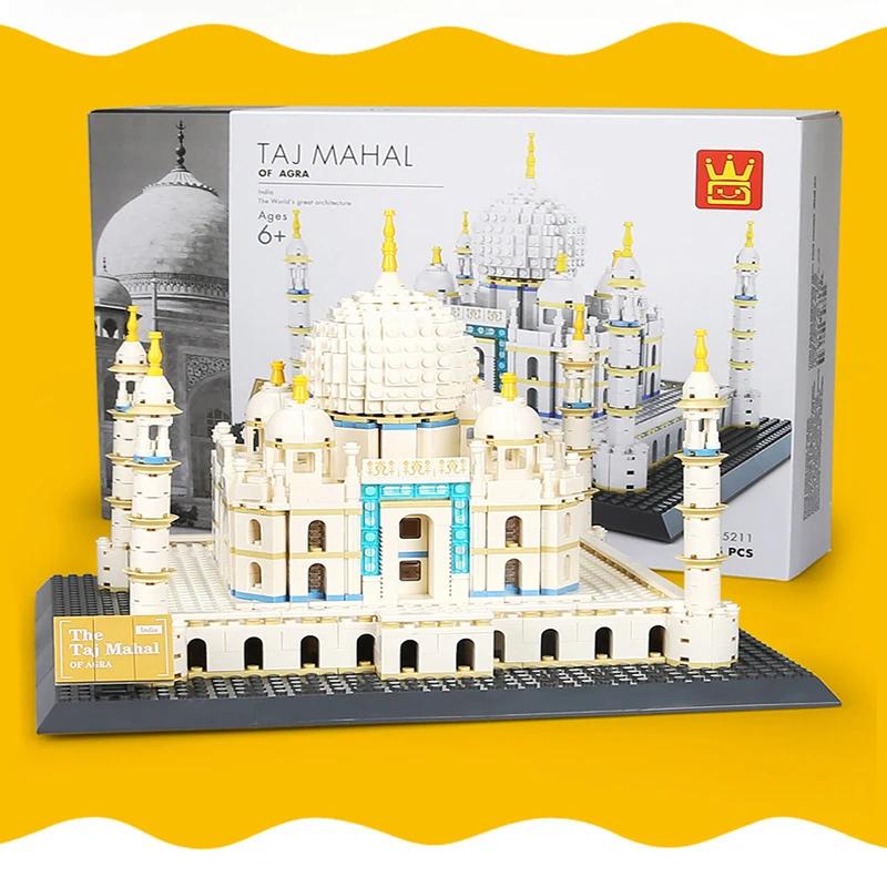 Legoed city Lepins Architecture Series The Taj Mahal of Agra Building Blocks Bricks model kits Toy For Children with 10189 17008 Legoed city Lepins Architecture Series The Taj Mahal of Agra Building Blocks Bricks model kits Toy For Children with 10189 17008