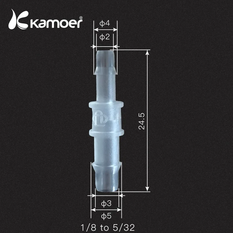 Kamoer PP трубчатый соединитель для перистальтического насоса водяного шланга для шланга силиконовая трубка Linker соединительная трубка 30 шт - Цвет: 1-8 to 5-32