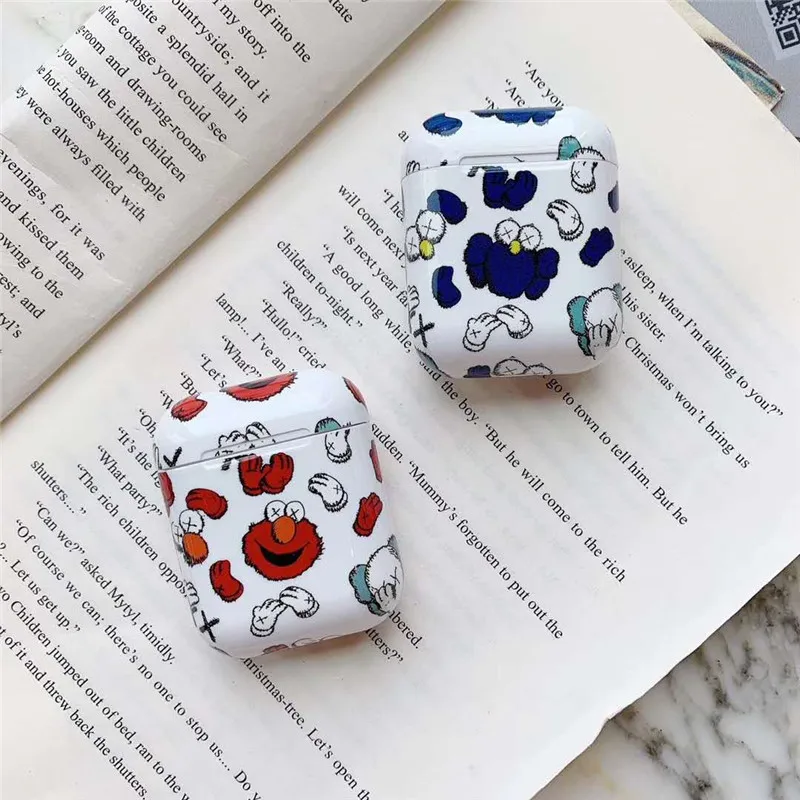 

Case For AirPods cartoon Protective Cover Bluetooth Earphone Case unique luxury Accessories for Airpods 2 Transparent Hard pc