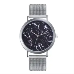 Чжоу Lianfa Мода пара сетка с ремешком часы кварцевые женские часы металлический ремешок наручные часы браслет для женщин наручные часы