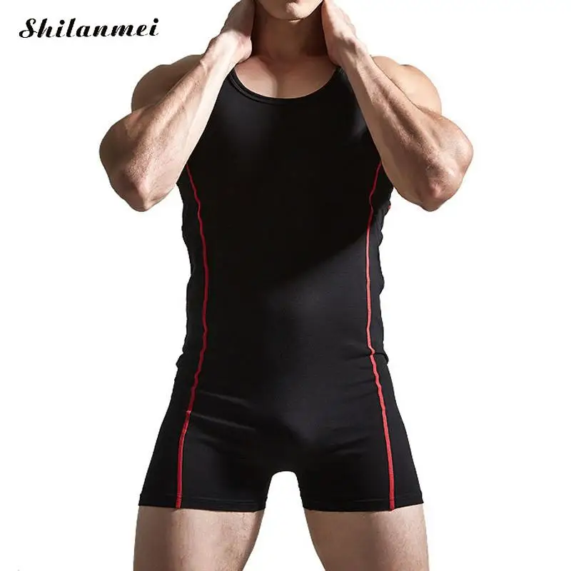 

Gay mens underwear teddies wrestling tights stretch unitard leotard sexy singlet bodywear lingerie jockstrap jumpsuit open back