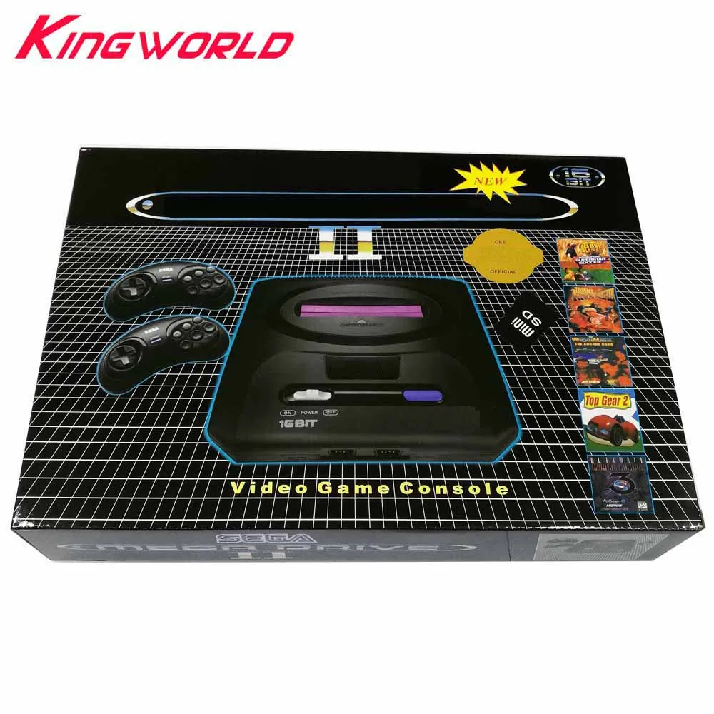 US plug PAL Version bulit in 9 games Support Mini SD Card download game cartridge 16 bit console for SEGA Genesis MD 2 TV Video US plug PAL Version bulit in 9 games Support Mini SD Card download game cartridge 16 bit console for SEGA Genesis MD 2 TV Video