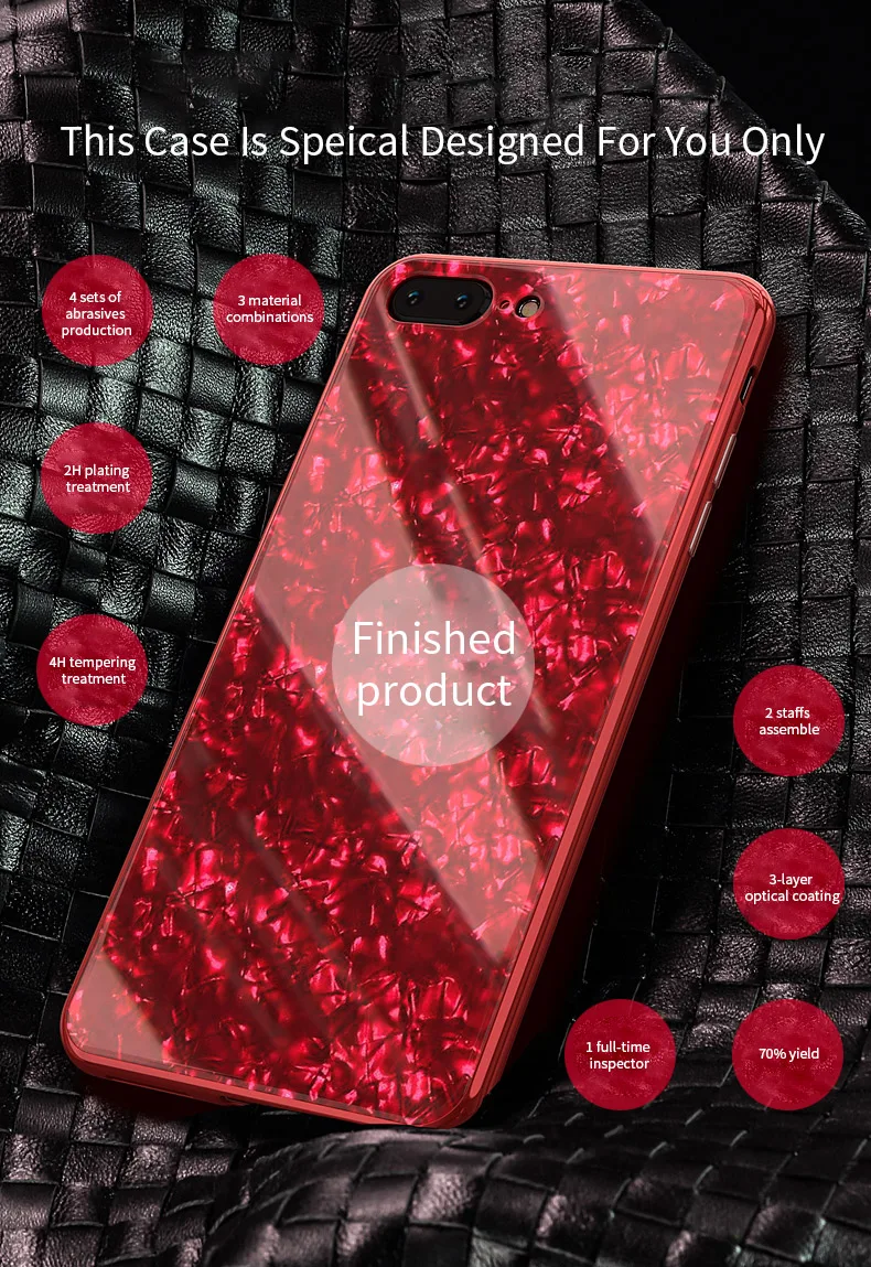 UPHIE Bling 360 Full Magnetic Case For iPhone X 8 7 6 6S Plus Glitter Case Bumper (12)