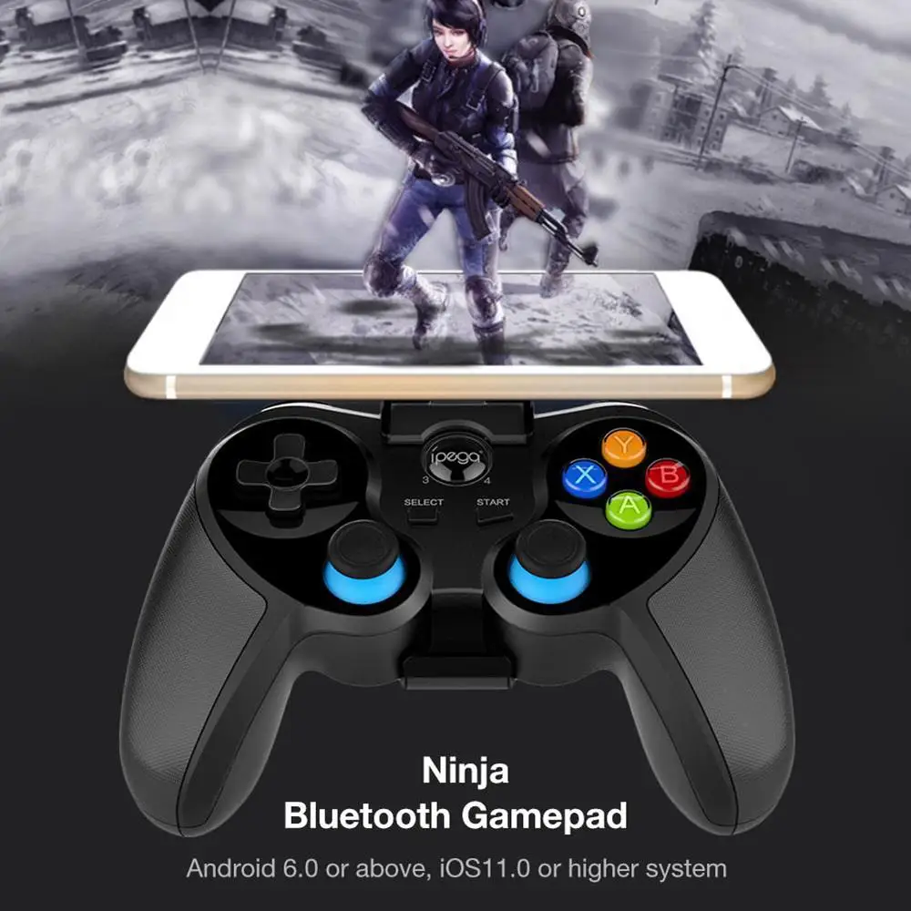  iPega Joystick Trigger Controller For iPhone Android Cell Phone Pubg Computer PC Mobile Game Pad Ga