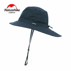 NatureHike рыболовные кепки Лето УФ-защитный маска для лица легкий складной пляж Солнцезащитная шляпа быстросохнущая дышащая походная кемпинг