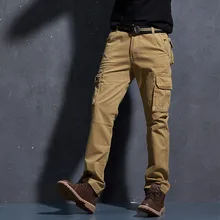 Тактические Брюки карго мужские мужской военный армейский хаки Джинсы Брюки джинсовые Брюки homme militaire sarouel homme. FA17