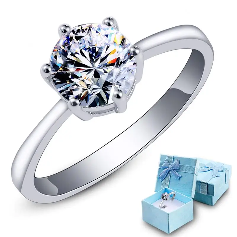 

2019 New Fasion Ring Wedding Ring Silver Titanium Ring Engagement Rings Women Fashion female Jewelry