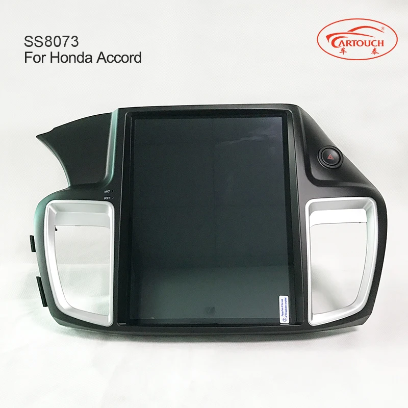 12,1 дюймов вертикальный экран Tesla стиль Android автомобильный gps мультимедийный плеер для Honda Accord~ Автомагнитола RDS gps Bluetooth