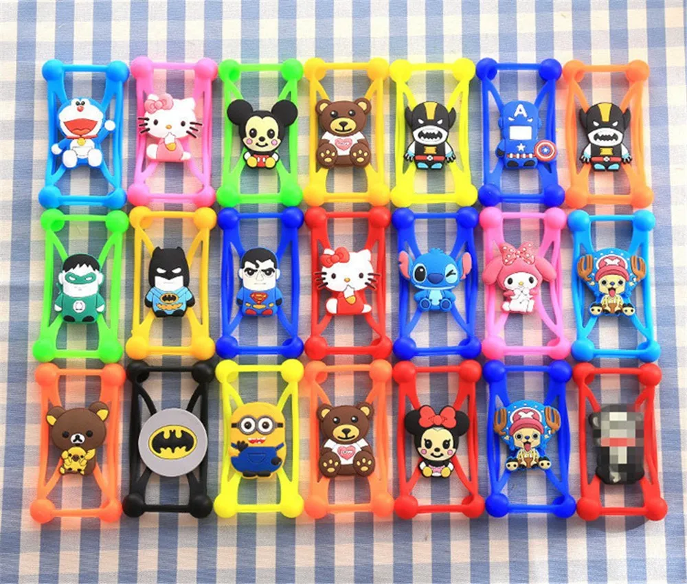 Silicone Soft Rubber 3D Cartoon Phone Case (29)