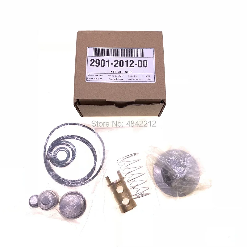 

Free shipping 2pcs/lot 2901201200(2901-2012-00) oil stop valve kit O&S valve kit service kit