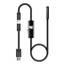 1 м/7 мм объектив USB кабель мини жесткая камера для осмотра змеиная трубка Водонепроницаемый эндоскоп бороскоп с 6 светодиодный для Android Лидер продаж