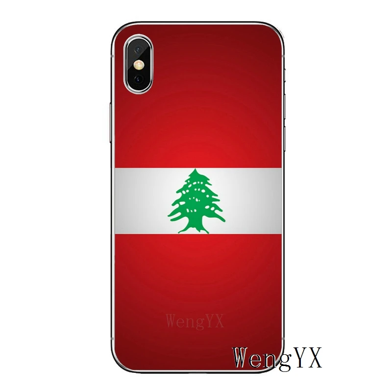 Ливанский Ливан флаг для samsung Galaxy Note 9 8 5 S10 S9 S8 S7 S6 edge рlus Lite S5 S4 S3 Мини Мягкий чехол для мобильного телефона, чехол