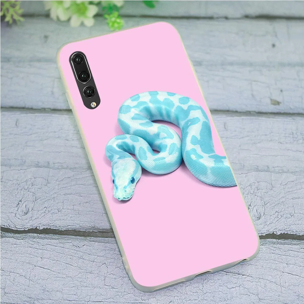 Мягкий чехол из ТПУ с изображением черепа и змеи для телефона Huawei Honor 6A 10 8 9 Lite 7A Pro