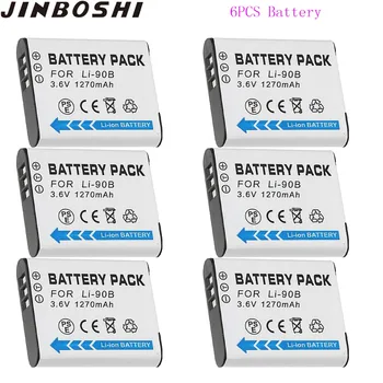 

6packs High capacity Li-90B Li 90B Battery For Olympus TG-1 TG-2 TG-3 TG-4 TG-5 TG1 TG2 TG3 TG4 TG5 TG-Tracker TGTracker Camera