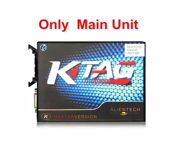 Без жетонов 7,020 KTAG K tag V7.020 V2.23 онлайн мастер KTAG V7.020 K-TAG ECU чип тюнинг для автомобилей грузовиков подарки ECM Winols - Цвет: KTAG Main