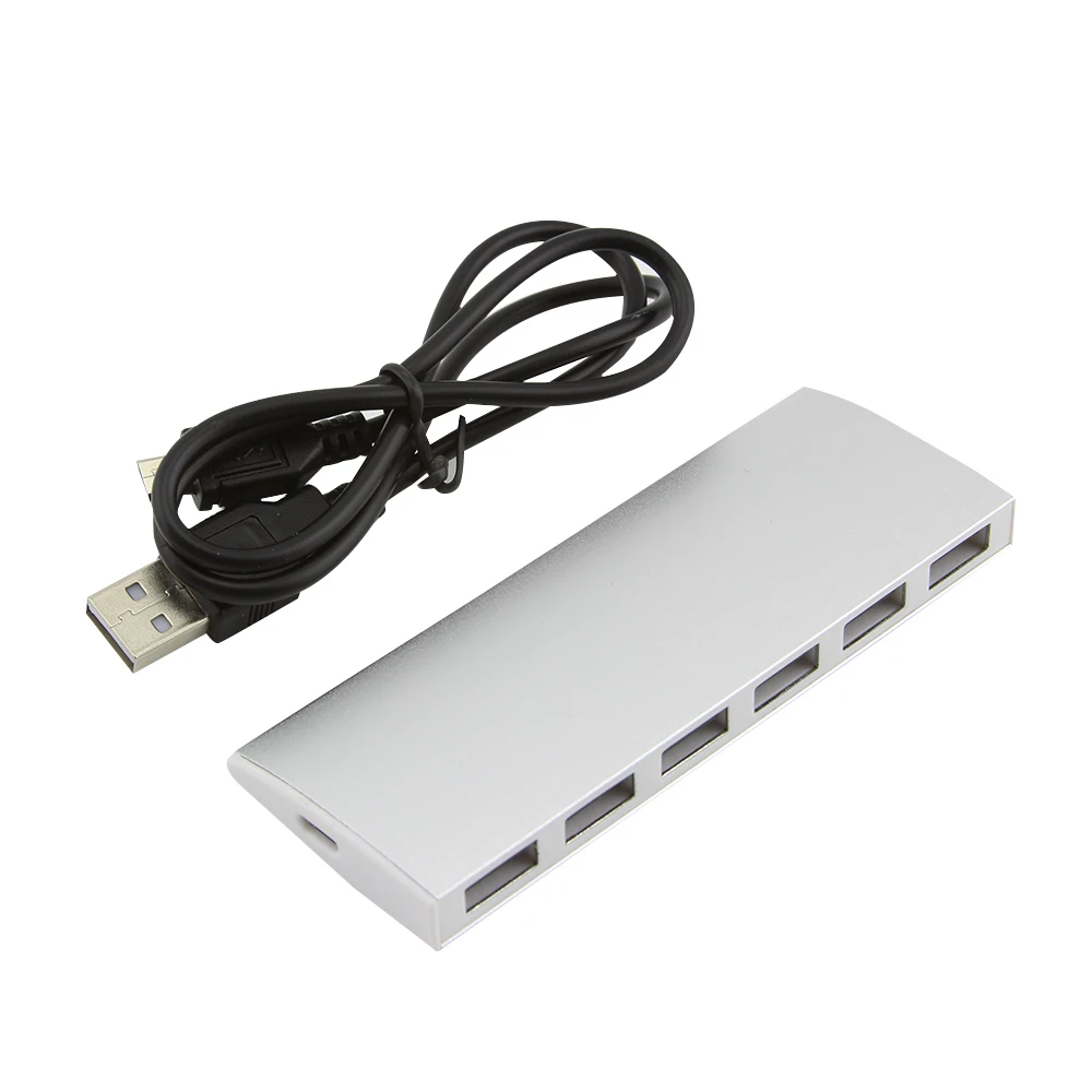 CHUYI 7 In 1 USB Hub Adapter Multi-function USB Hub Splitter Power Supply For Note 7 For Laptop PC Computer Fast Transmission
