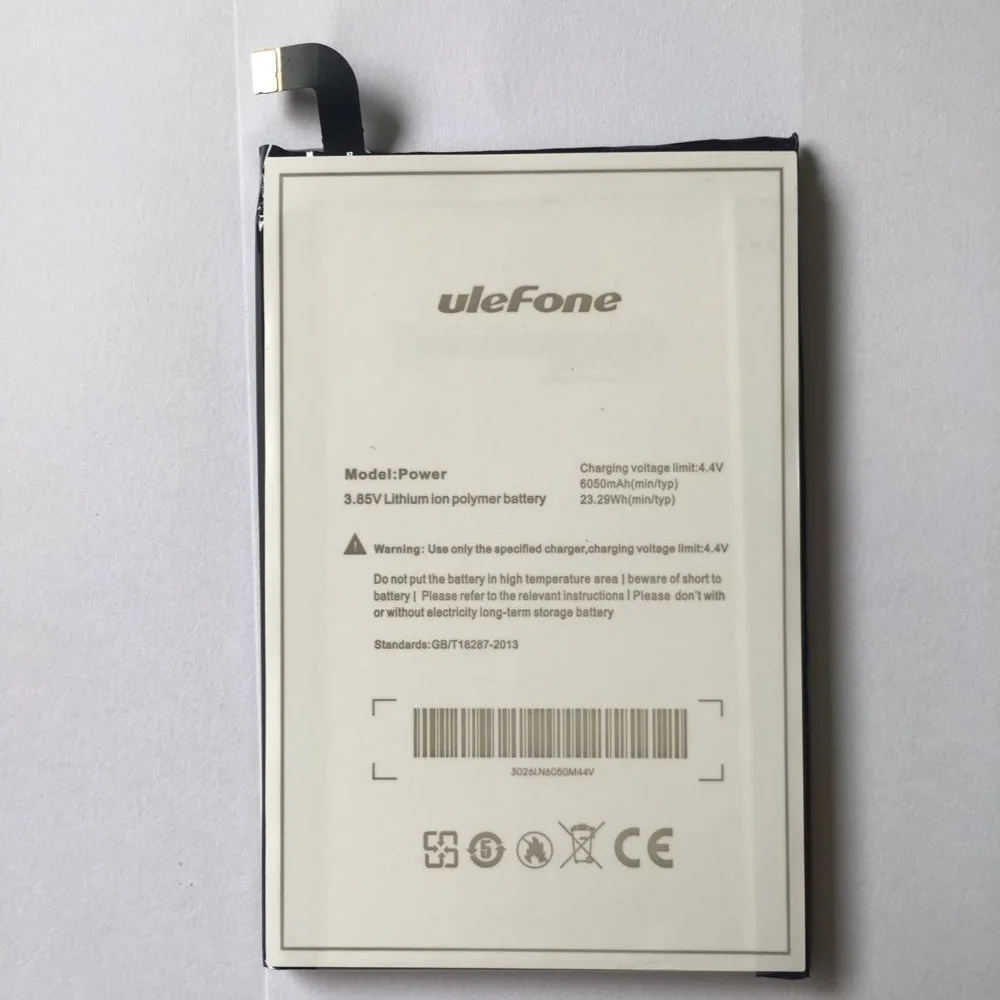 imágenes para Ulefone Reemplazo de Batería de la energía 6050 mAh energía Móvil de Gran Capacidad de la Batería de Reserva del Li-ion Para ulefone imágenes para Ulefone Reemplazo de Batería de la energía 6050 mAh energía Móvil de Gran Capacidad de la Batería de Reserva del Li-ion Para ulefone