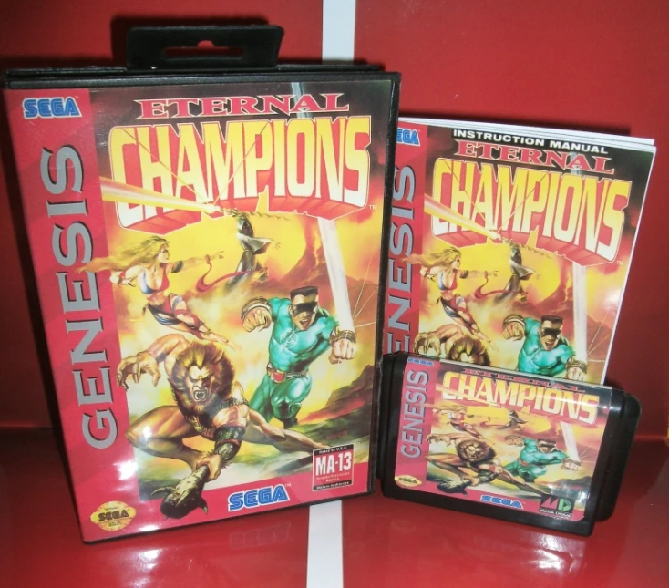 Вечный Чемпион США чехол с коробкой и руководство для Sega megadrive Genesis игровая консоль 16 бит MD карта