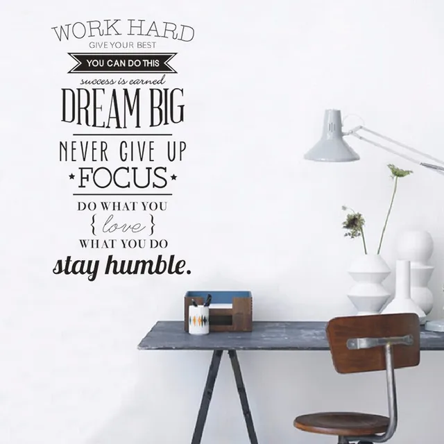 High quality work of art home office wall stickers vinyl wallpaper