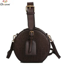 DORANMI, круглая сумка, женская сумка,, змеиная сумка, сумка с верхней ручкой, женская сумка через плечо, мини сумка-мессенджер CBB126