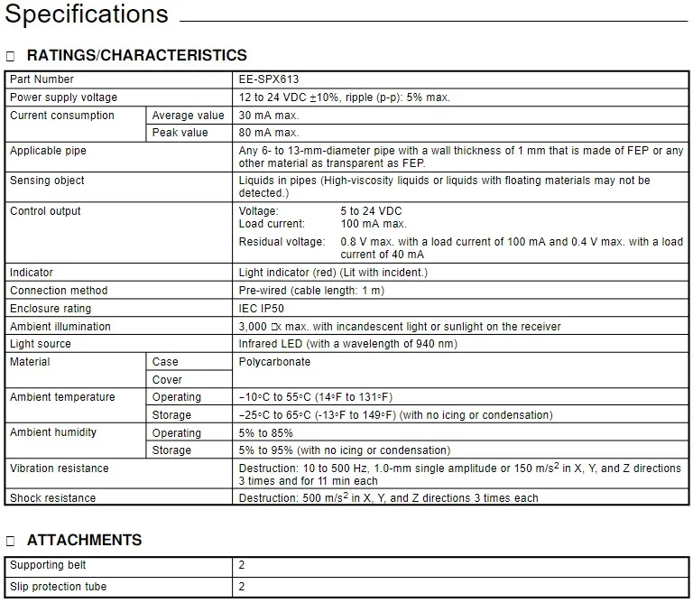 EE-SPX613 datasheet 3