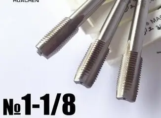 

Free shipping of UN standard 1pc 1-1/8"-18 UNEF HSS machine straight flute Tap for UNS standard metal steel workpiece threading