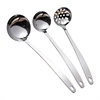 Stainless Steel Colander Soup Spoon Shell  Filter Dessert Long Handle Strainer Skimmer Porridge Spoons Cooking Tools Dinnerware ► Photo 1/3