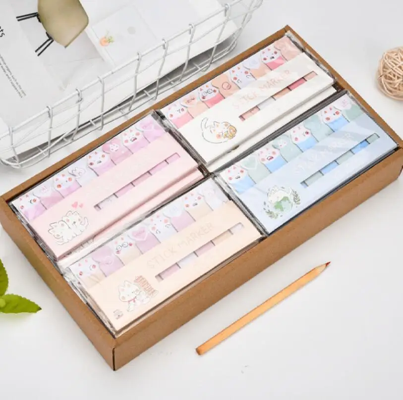 

20 sets/1 lot Orange-flavored savory sauce Memo Pad Sticky Notes Escolar Papelaria School Supply Bookmark notepad Label