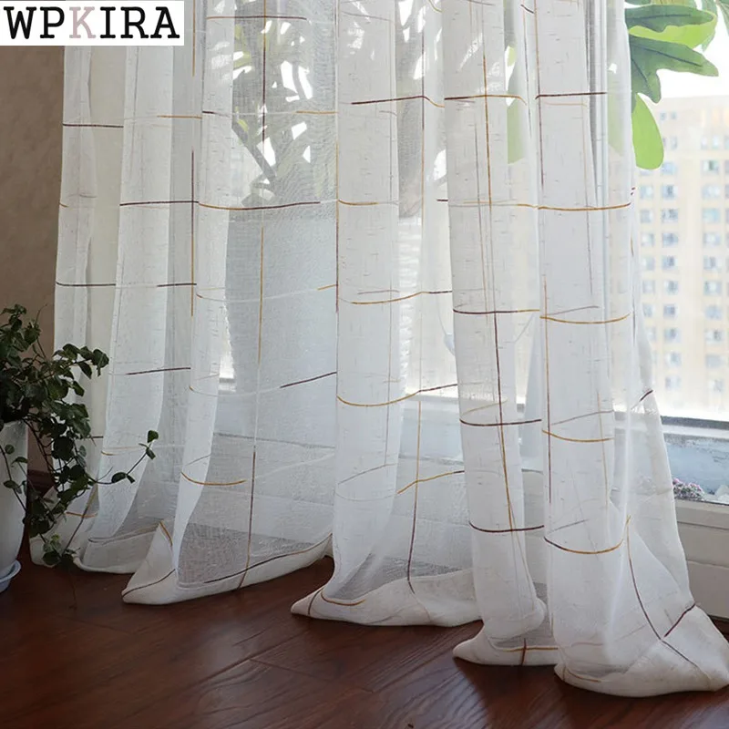 

white tulle curtain for living room and for bedroom tulle curtain white curtain new style custom made size free shipping S219&30