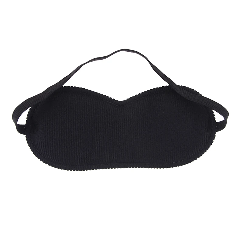 Hot Soft Portable Eye Mask Black Fast Sleeping Eyeshade Cover Eye Masks Shade Patch Women Men Blindfold Travel Sleepmasker 6