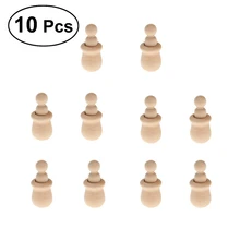 10 шт НЕОБРАБОТАННАЯ древесина фигурки, куклы деревянные люди Ассорти DIY украшения
