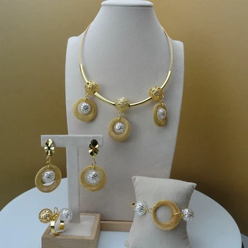 

Yuminglai Dubai Costume Jewelry African Fashion Jewelry Sets FHK5993